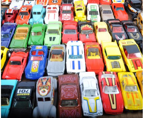 A large collection of vintage model cars from the 1960s, 70s, 80s and later. Makers to include: Mattel Hot Wheels, Matchbox, 