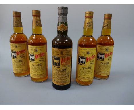 WHITE HORSE WHISKY, comprising The Old Blend Scotch Whisky of The White Horse Cellar bottled 1951, No.693173, blended White H