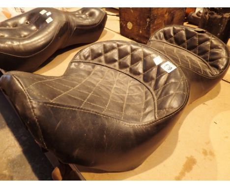 Harley Davidson motorbike seat