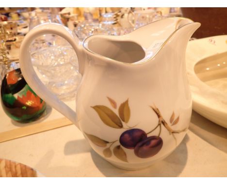Large Royal Worcester water jug 