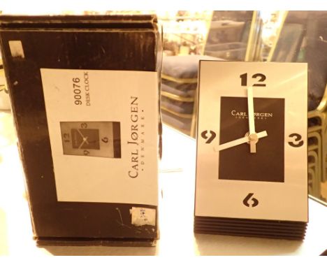 Boxed Carl Jorgen Denmark mantel clock 