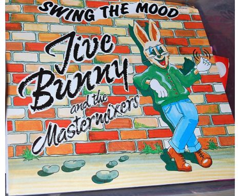 A small collection of assorted long playing 7" records, to include Jive Bunny and The Master Mixers - Swing the Mood 