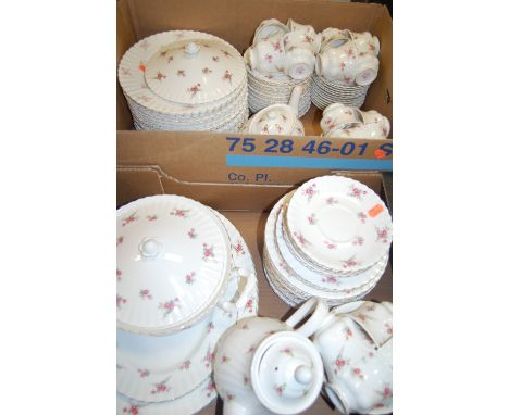 An extensive  Richmond bone china tea and dinner service in the Rose Thyme pattern (three boxes)