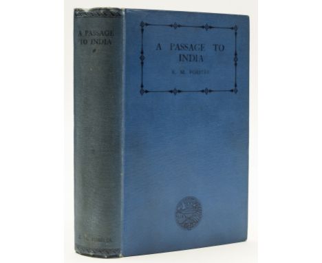 Forster (E.M.) A Passage to India, 3pp. publisher's advertisements at end, ownership label and inscription to front pastedown