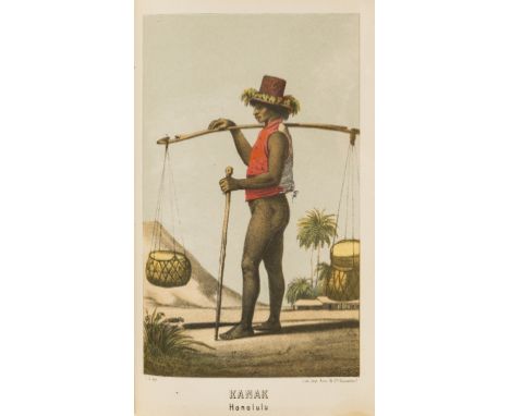 Hawaii &amp; South America.- Skogman (Carl Johan Alfred) Fregatten Eugenies Resa Omkring Jorden Aren 1851-1853, 2 vol., first