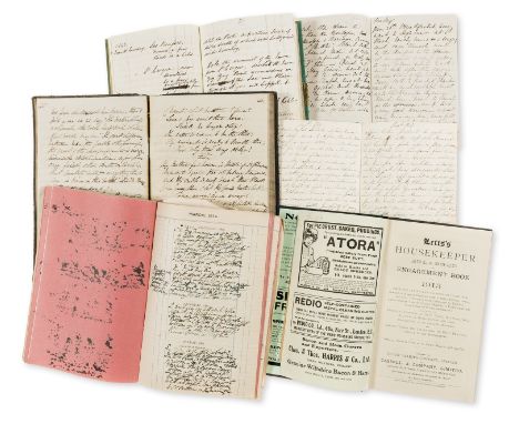 Victorian travel journals &amp; diaries.- Bell family (of Ford House, Sunderland &amp; Newbus Grange, near Darlington) Collec