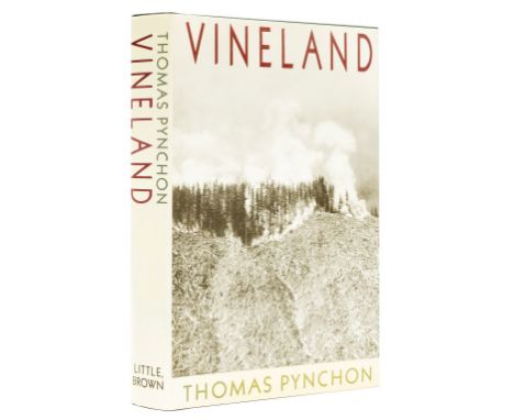 Pynchon (Thomas) Vineland, first edition, signed presentation inscription from the author to Tom Maschler to title, original 