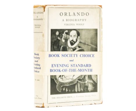 Woolf (Virginia) Orlando. A Biography, first edition, frontispiece and 7 plates, occasional spotting, heavier to fore-edge, o