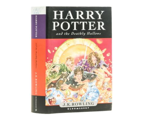 Rowling  (J.K.) Harry Potter and the Deathly Hallows, first edition, signed by the author 'To Kamaljit' with hologram sticker