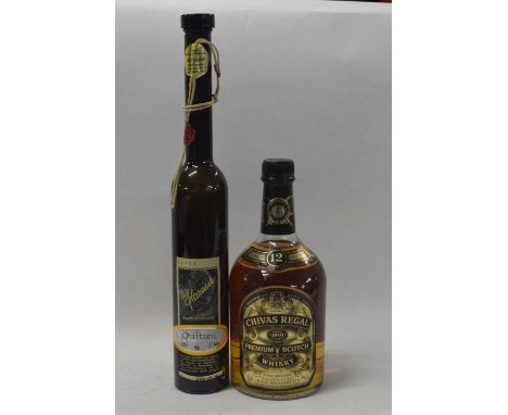 Chivas Regal 12 years old Premium Scotch Whisky and Karasek Quittenbrand, (2)
