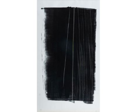 Hans Hartung (Leipzig 1904 - Antibes 1989). L-46-1973. 1973. Lithografie. 81 x 57 cm. R. u. sign. Hartung, l. u. num. E. A., 