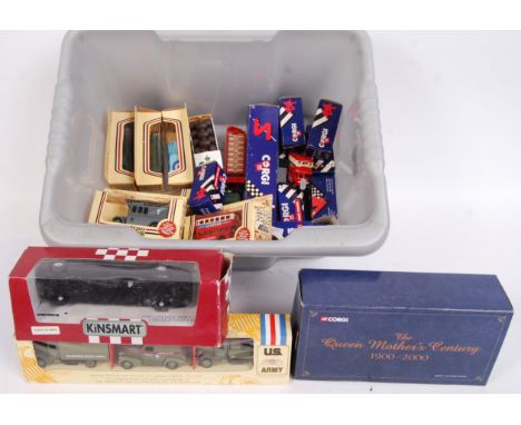 A assorted collection of both boxed &amp; unboxed various branded diecast model vehicles to include; Lledo Days Gone, loose M