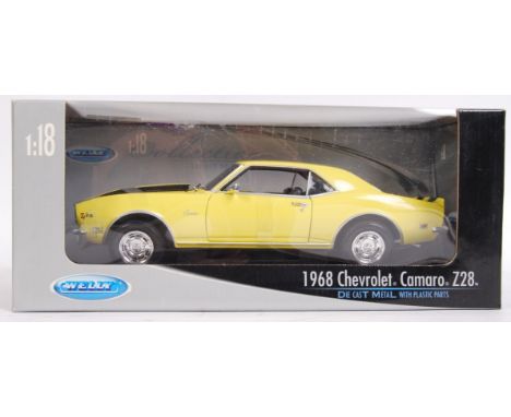A Welly Diecast 1/18 scale diecast model ' 1968 Chevrolet Camaro Z28. '&nbsp; Mint within the original box.&nbsp;