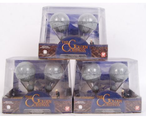 Three identical diecast &amp; plastic model Corgi sets from ' The Golden Compass'&nbsp; ' Lee Scoresby's Airship.' All sealed