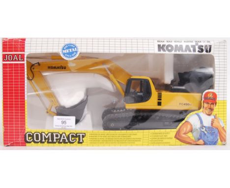 A vintage Joal Compact precision diecast 1:32 scale model Komatsu No. 226 PC450LC Excavator. Appears mint+, within the origin