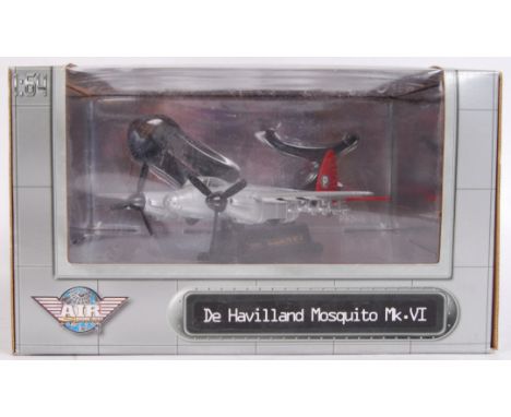 An Air Signature 1/64 scale De Havilland Mosquito MK-Vi diecast model plane. Mint within the original box.&nbsp;