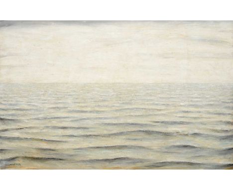 Laurence Stephen Lowry RBA, RA (1887-1976)"The North Sea"Signed and dated 1966, inscribed, signed and dated 1965/6 verso on t