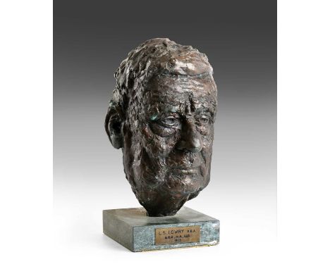 Samuel Tonkiss (1909-1992)"L.S Lowry"Signed, bronze on a granite base, 33cm high (including base)Property of a Lady, North We