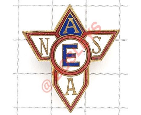 WWII ENSA Artists enamel badge This example with an “A” at the 12 o’clock position.  Brooch pin VGC Entertainments National S