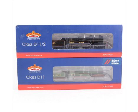 Bachmann OO gauge model railway locomotives; two including 31-145NRM class D11 506 'Butler Henderson' great central, 31-136 c