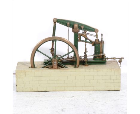 A well engineered beam engine; to drawings by H Clarkson &amp; Son, 1inch scale live steam model of the 'Sanderson' beam engi