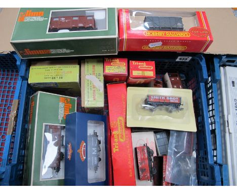 Twenty Items 'OO' Gauge/4mm Boxed/Unboxed Rolling Stock, by Lima, Bachmann, Triang, Peco etc, ore wagons, brake vans, coaches