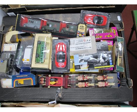 A Quantity of Diecast Model Vehicles, by Lledo, Matchbox, Corgi and other, including Corgi #99805 Bedford CA Van, mostly in o