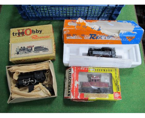 Three 'HO' Gauge Boxed Locomotives, a Roco Ref 43208 class 80 0-6-0 DB Rail black R/No 80.033. A Fleischamnn Ref No 4303 clas