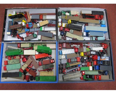 A Quantity of Predominantly Trackside 'OO' Scale Diecast Model Commercial Vehicles. many repainted models, small parts may be