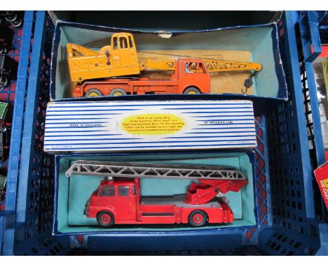 Two Dinky Supertoys Diecast Model Vehicles, comprising of #972 20 ton lorry mounted crame 'Coles' chipping to paint work/some