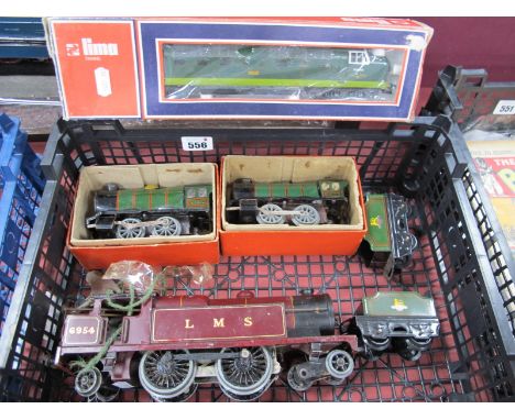 Three Hornby 'O' Gauge Clockwork Locomotives, to include Hornby 4-4-2 No 2 Special Tank Engine, bodywork has been repainted i