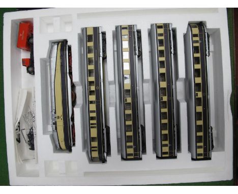 Lima 'HO' Gauge Ref No. 149790 Type BR61 001 4-6-4 "Deutsche Reichsbahn" Express train, with four coaches, boxed, very good, 