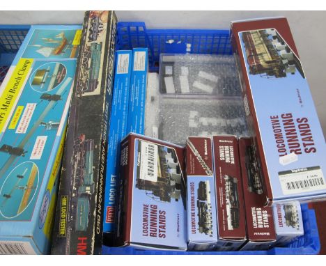 Bachrus Locomotive Running Stand/Saddle Sets, boxed five x  Ref No 505A-4; 1 x  Ref No 52ST, l x Med 50B;1 x Ref No Med 51s; 