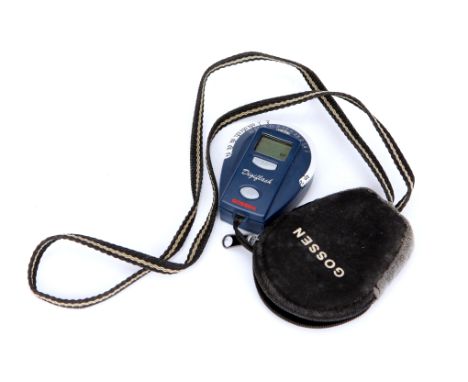 A Gossen Digiflash Light Meter, in maker's case