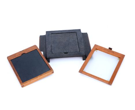 A Back for a Kodak No.4 Cartridge Camera, with one DDS and ground glass screen (a lot)