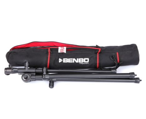 A Benbo Trekker Tripod, with ball head, in maker's case
