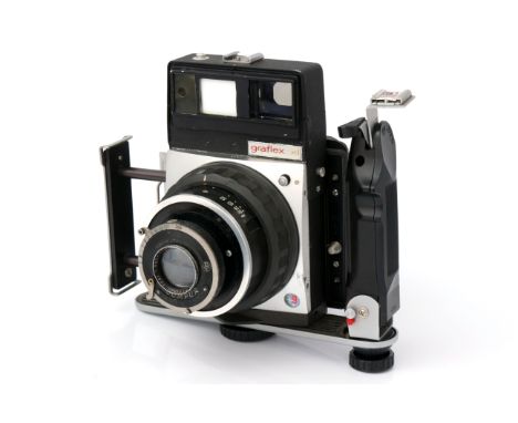 A Graflex XL Standard Medium Format Rangefinder Camera, with Rodenstock Ysar f/3.9 105mm lens and 6x7 back