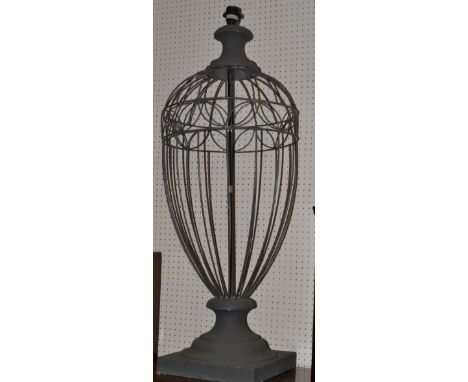 A contemporary large lamp