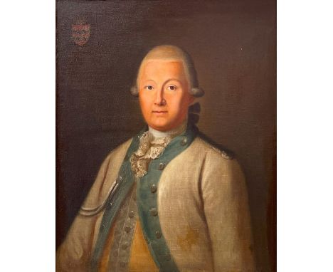 Unbekannter Künstler, Portrait eines Herrn, Inschrift: Jos. Wilhelm Reichs Freyherr zu Bubenhofen, fürstlich Würzburgischer K