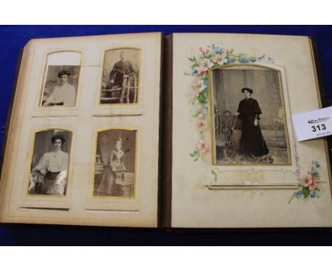 Victorian portrait album.