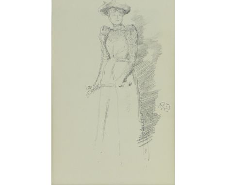 James McNeill Whistler,
original lithograph, "The Suede Gloves," 1890 with the studio blind stamp, Levy 40 signed with the bu