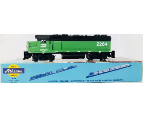 Athearn HO Scale EMD GP 38-2 Burlington Northern Livery Diesel Locomotive Boxed