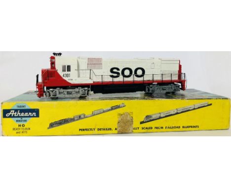 Mantua Tyco HO Scale Alco RS 27 SOO Line Livery Diesel Loco   CONDITION REPORT:  Loco is in incorrect box