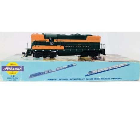 Athearn HO Scale EMD GP 7 Great Northern Livery Diesel Locomotive Boxed