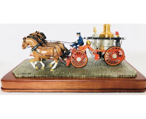 Franklin Mint Five Alarms Fire Engine Static Model Unboxed