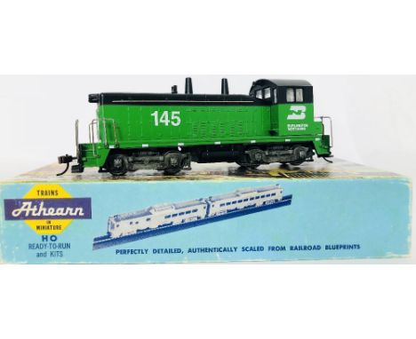 Athearn HO Scale EMD SW 1200 Burlington Northern Diesel Locomotive Boxed