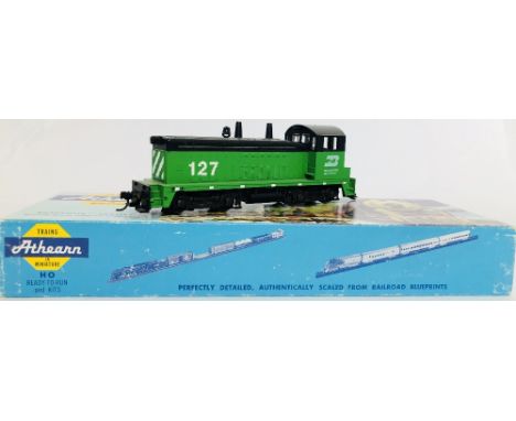 Athearn HO Scale EMD SW 7 Burlington Northern Diesel Loco Boxed