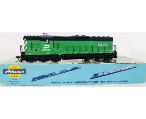 Athearn HO Scale EMD SD 9 Burlington Northern Livery Diesel Locomotive Boxed