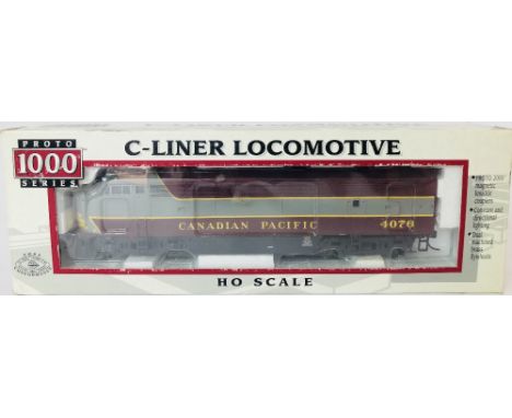 Proto 1000 Series HO Scale C Liner Canadian Pacific Diesel Locomotive Boxed