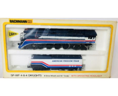 Bachmann HO Scale SP 4-8-4 Class GS-4 American Freedom Livery Train Boxed